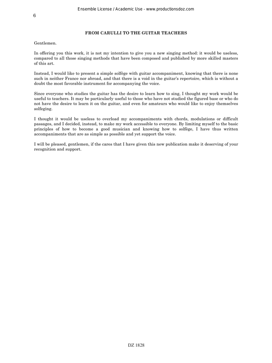 Solfèges and vocalises Solfèges and vocalises Classical Guitar scores gallery preview page 6