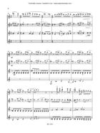Fugue on a Famous Rock Anthem Guitar Ensemble scores gallery preview page 4