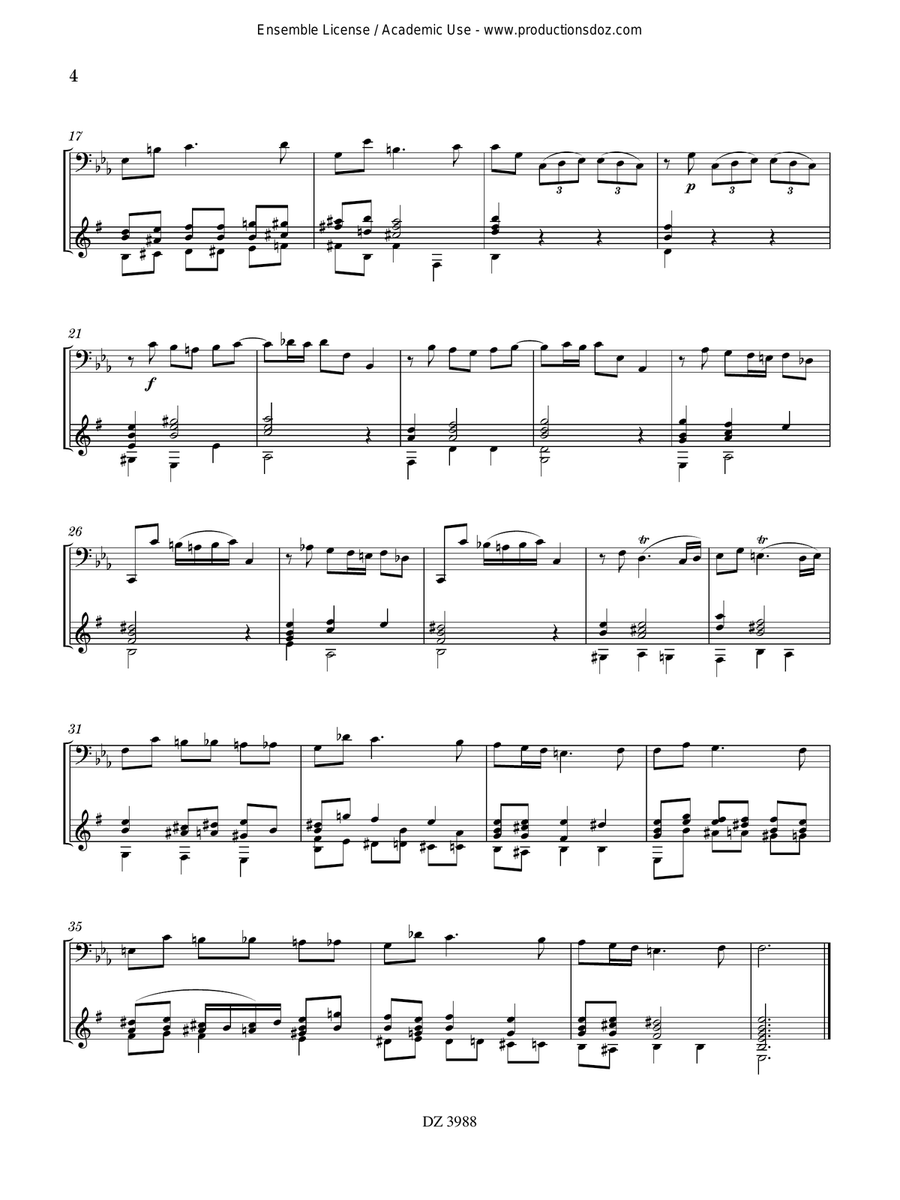 Sonata in F minor Sonata in F minor Bassoon scores gallery preview page 4
