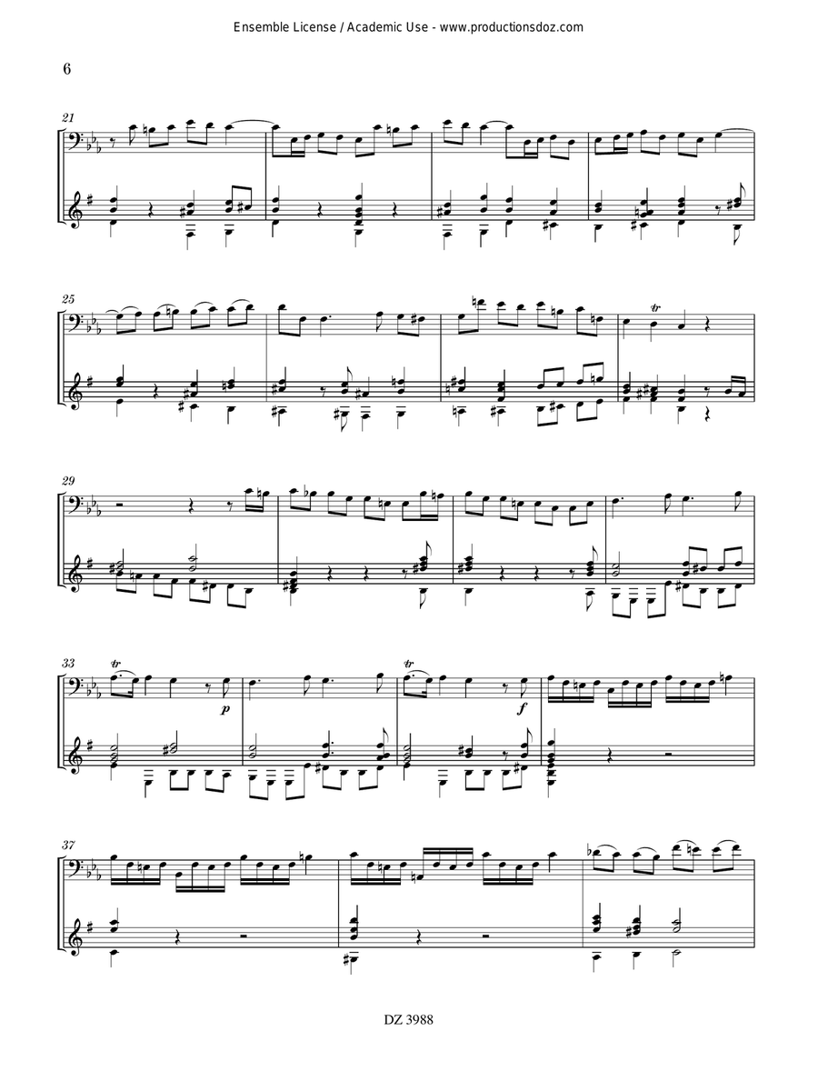 Sonata in F minor Sonata in F minor Bassoon scores gallery preview page 6