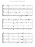 Chorale à l'aise Guitar Ensemble scores gallery preview page 3