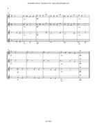 Chorale à l'aise Guitar Ensemble scores gallery preview page 4