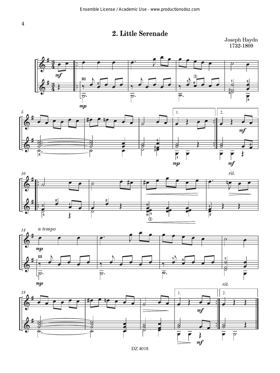 Florilège, vol. 2 Florilège, vol. 2 Classical Guitar scores gallery preview page 4