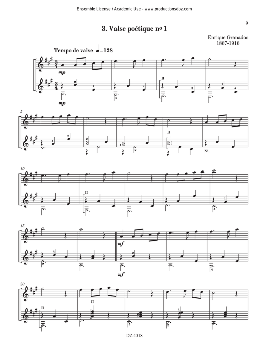 Florilège, vol. 2 Florilège, vol. 2 Classical Guitar scores gallery preview page 5