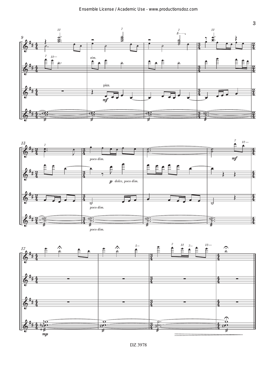 Khorovod, Op. 24 bis Khorovod, Op. 24 bis Guitar Ensemble scores gallery preview page 3