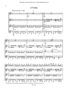Khorovod, Op. 24 bis Guitar Ensemble scores gallery preview page 4