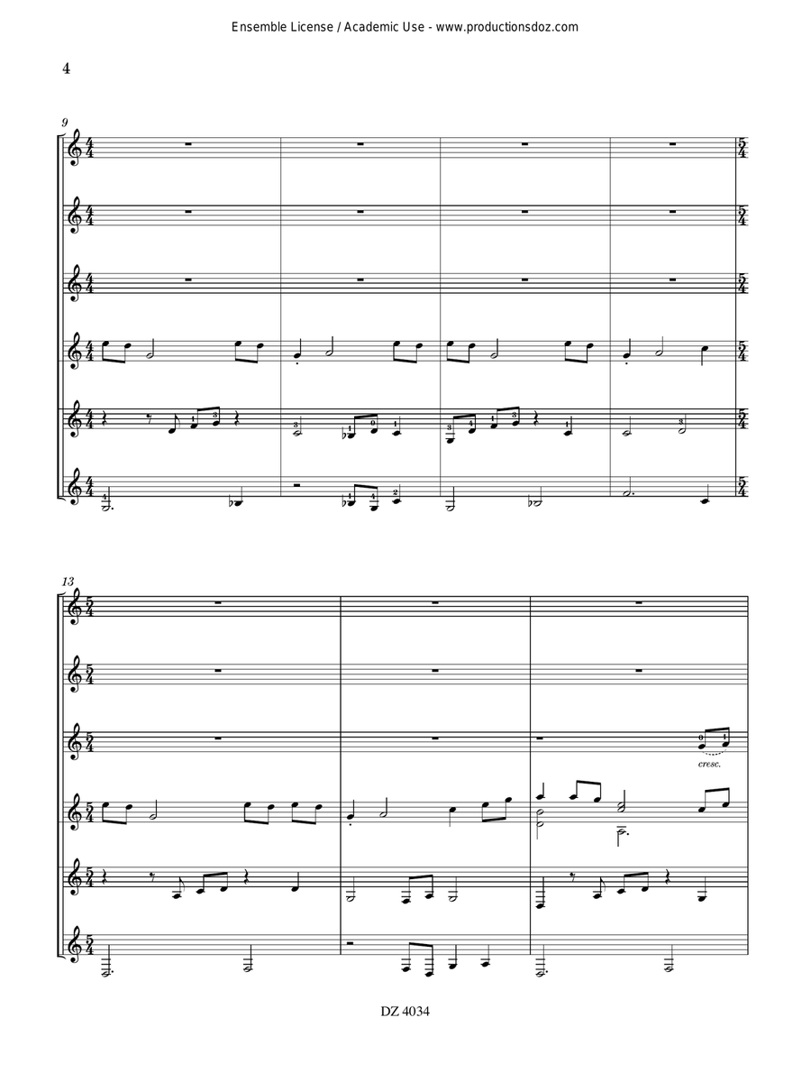 D'Bootsy Bass Baby D'Bootsy Bass Baby Guitar Ensemble scores gallery preview page 4