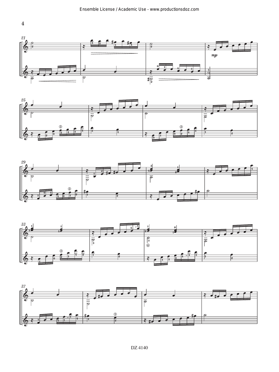 Résonance Résonance Classical Guitar scores gallery preview page 4