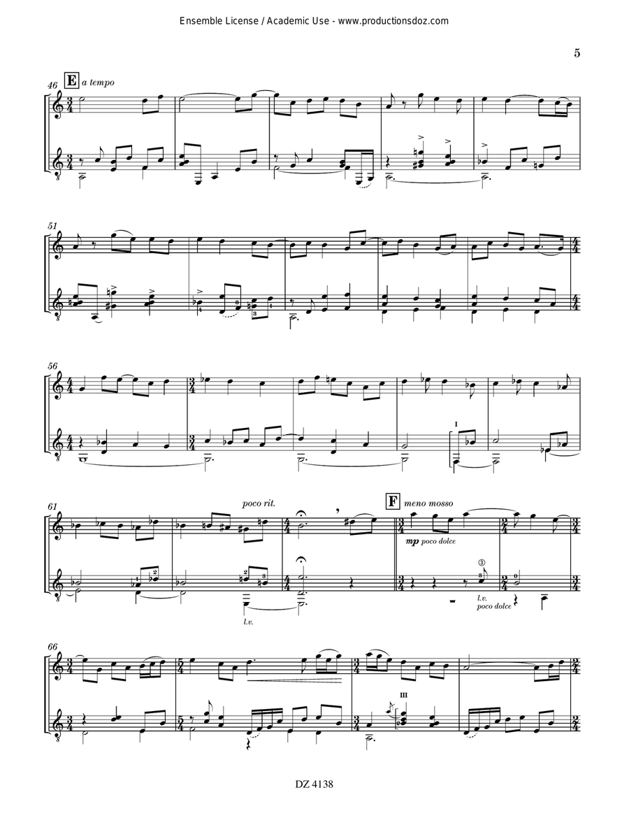 Campolito Boulevard Violin - Digital Sheet Music page 5