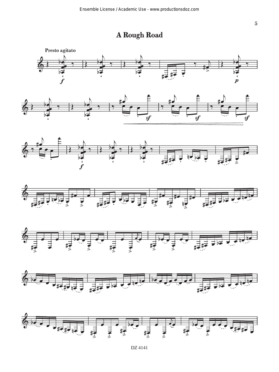 The Lyre of Sappho The Lyre of Sappho Classical Guitar scores gallery preview page 5
