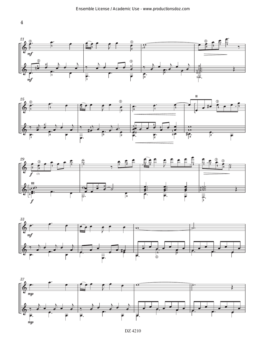 Parque Avellaneda Parque Avellaneda Classical Guitar scores gallery preview page 4