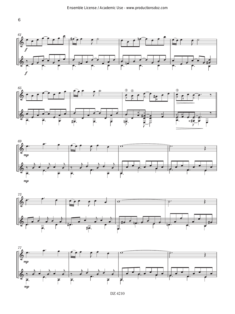 Parque Avellaneda Parque Avellaneda Classical Guitar scores gallery preview page 6