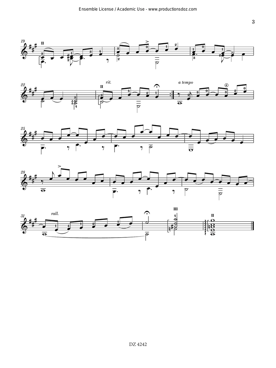 Anthologie, vol. 1 Anthologie, vol. 1 Classical Guitar scores gallery preview page 3