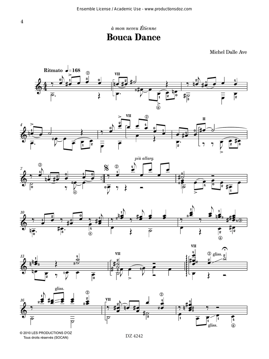 Anthologie, vol. 1 Anthologie, vol. 1 Classical Guitar scores gallery preview page 4