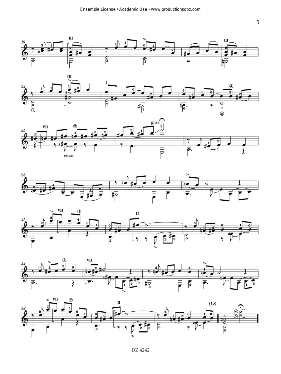 Anthologie, vol. 1 Anthologie, vol. 1 Classical Guitar scores gallery preview page 5