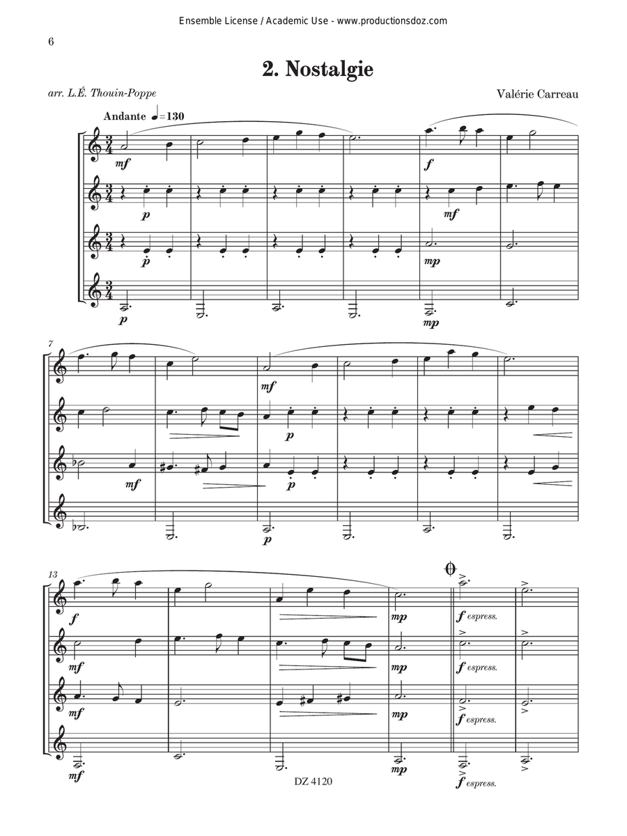 À vos guitares, prêts, jouez! Vol. 4 Classical Guitar scores gallery preview page 6