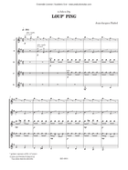 Loup' Ping Guitar Ensemble scores gallery preview page 3