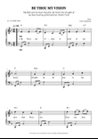 Be Thou My Vision - Easy Piano (Chords & Lyrics)