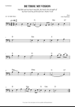 Be Thou My Vision - Double Bass Solo (Chords)