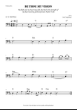 Be Thou My Vision - Cello Solo (Chords)