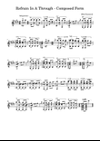 Refrain In A Through - Composed Form