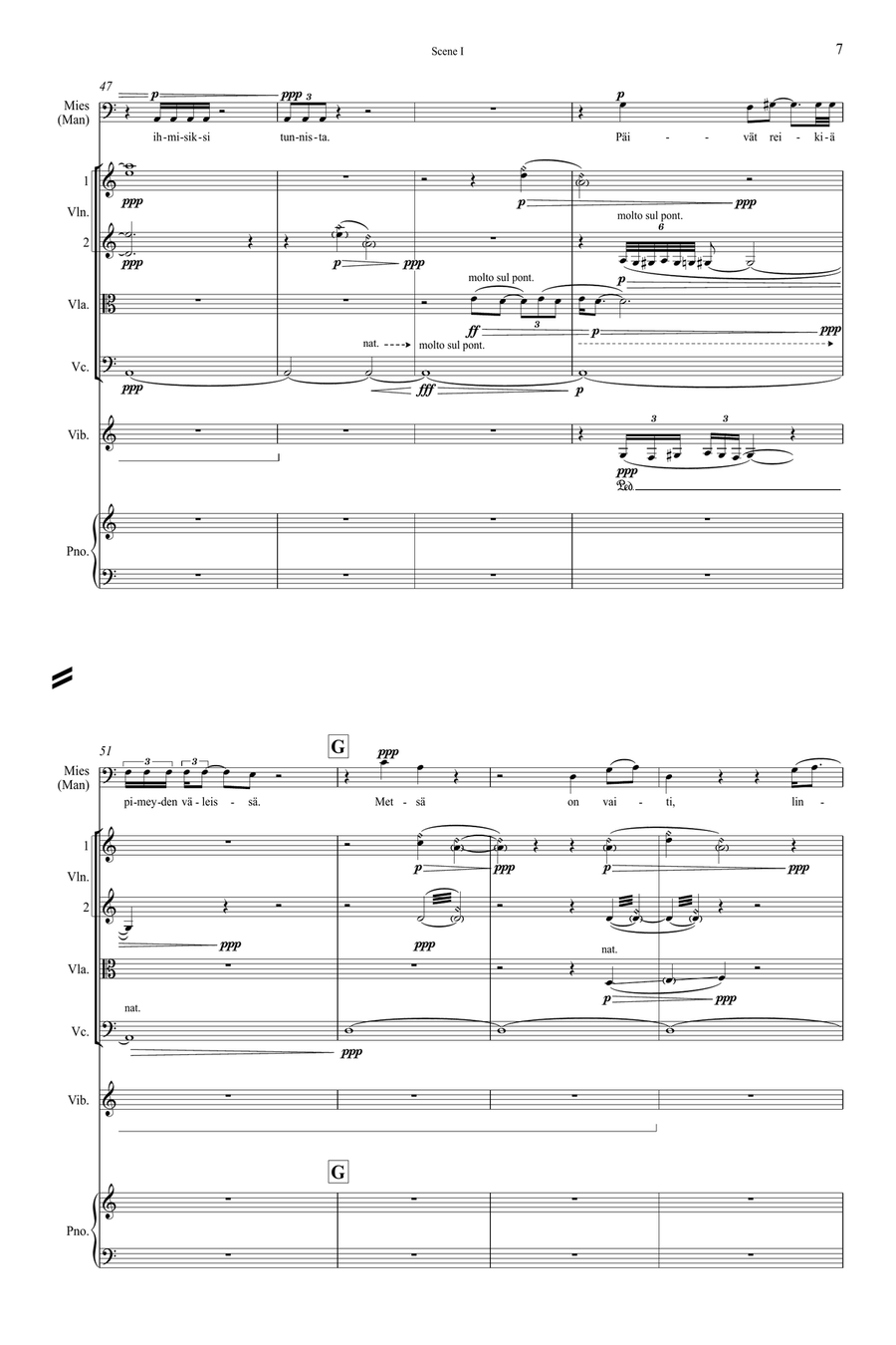 A Human To The Best Of My Ability (Ihminen parhaan kykynsä mukaan) - Full Score Score scores gallery preview page 7