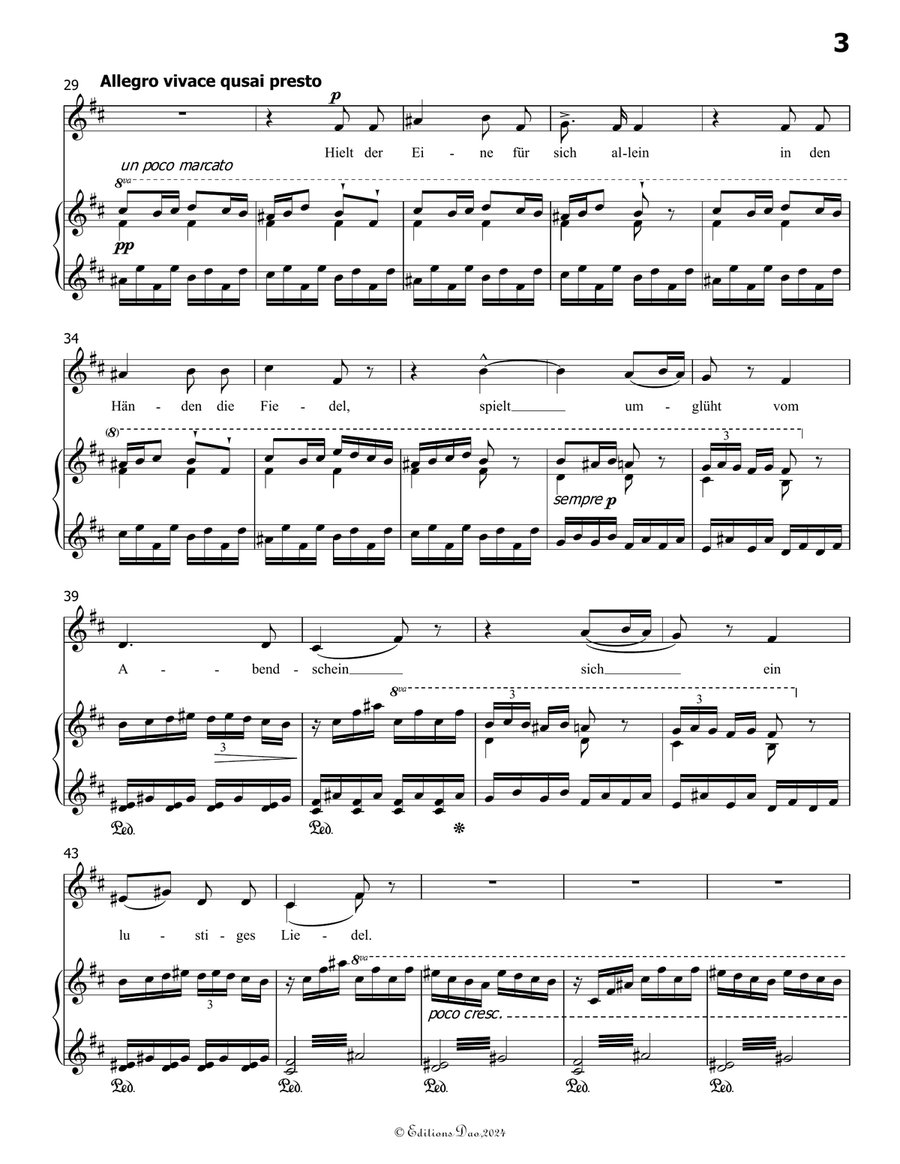 Die drei zigeuner, by Liszt, S.320, in b minor by Franz Liszt Piano, Vocal - Digital Sheet Music page 5