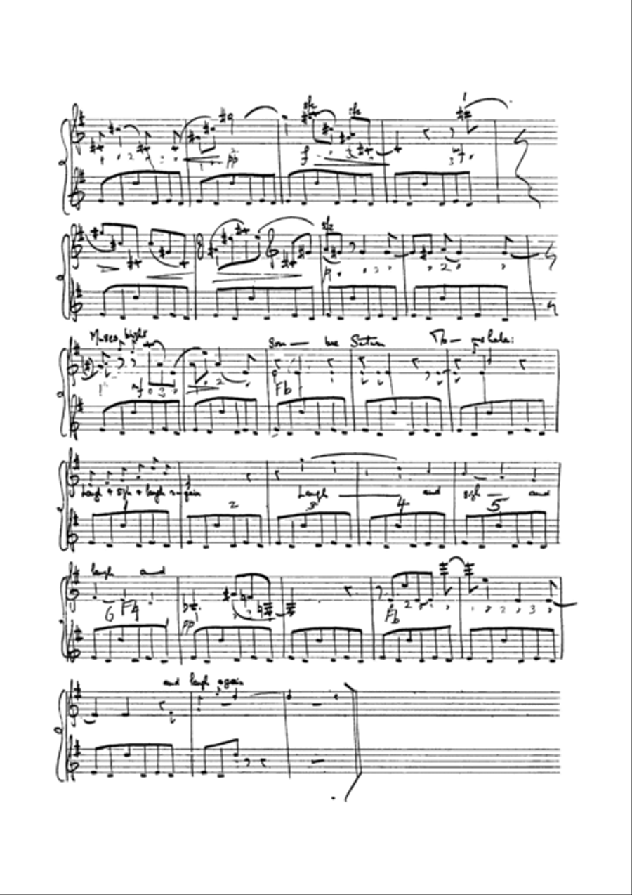 Welcome Joy and Welcome Sorrow Score scores gallery preview page 2