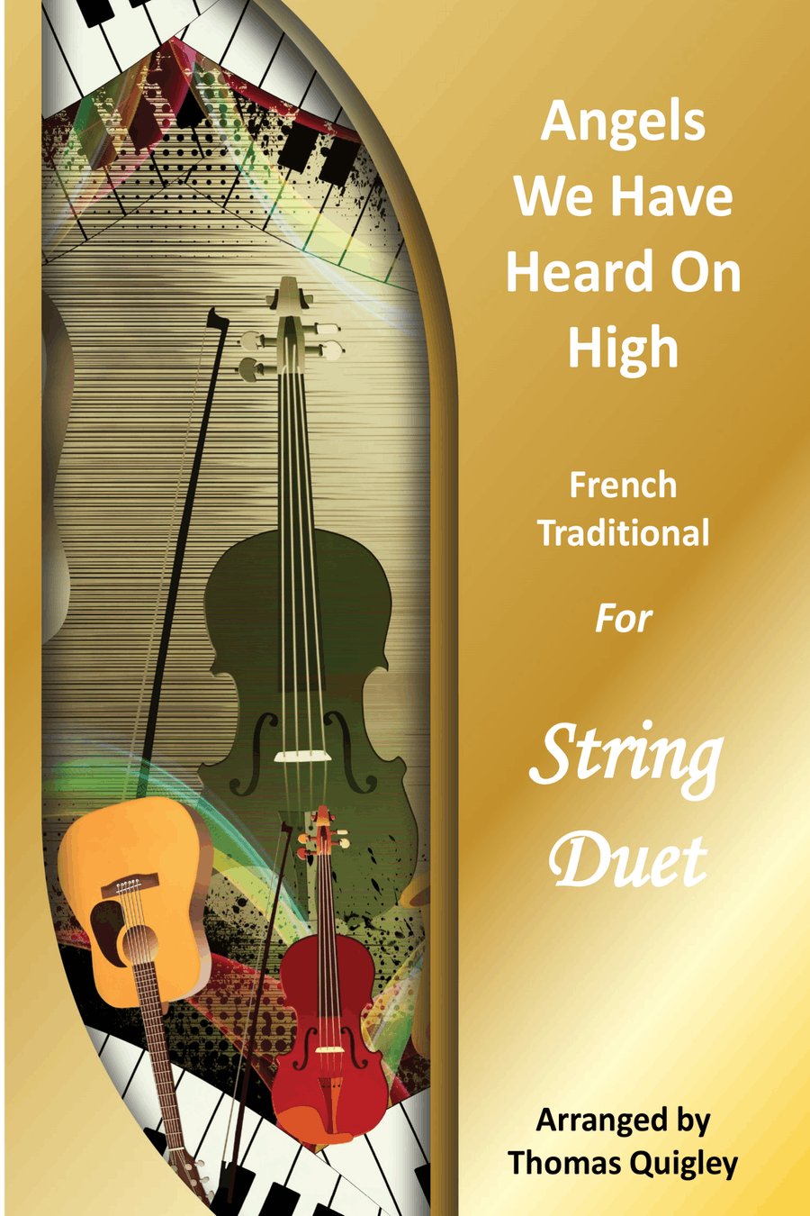 Angels We Have Heard On High String Duet scores gallery preview page 1