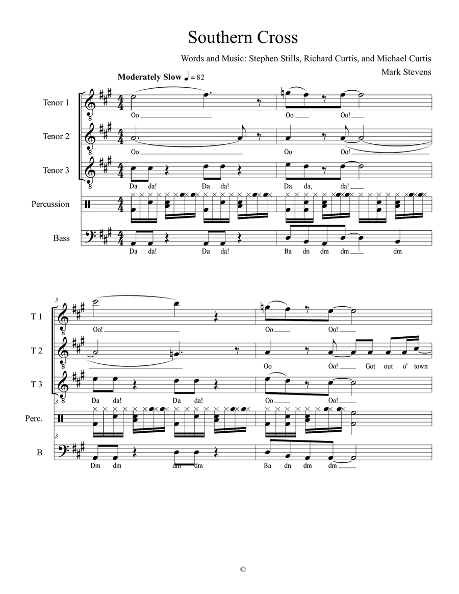 Southern Cross Southern Cross 4-Part scores gallery preview page 2