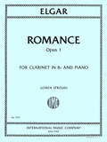Romance, Op. 1, for Clarinet in B flat and Piano