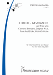 Lorelei – Gestrandet (tiefe Stimme) (Lorelei – Guested for low voice and piano)