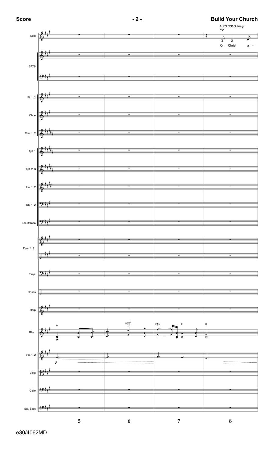 Build Your Church - Downloadable Orchestration Orchestra scores gallery preview page 4