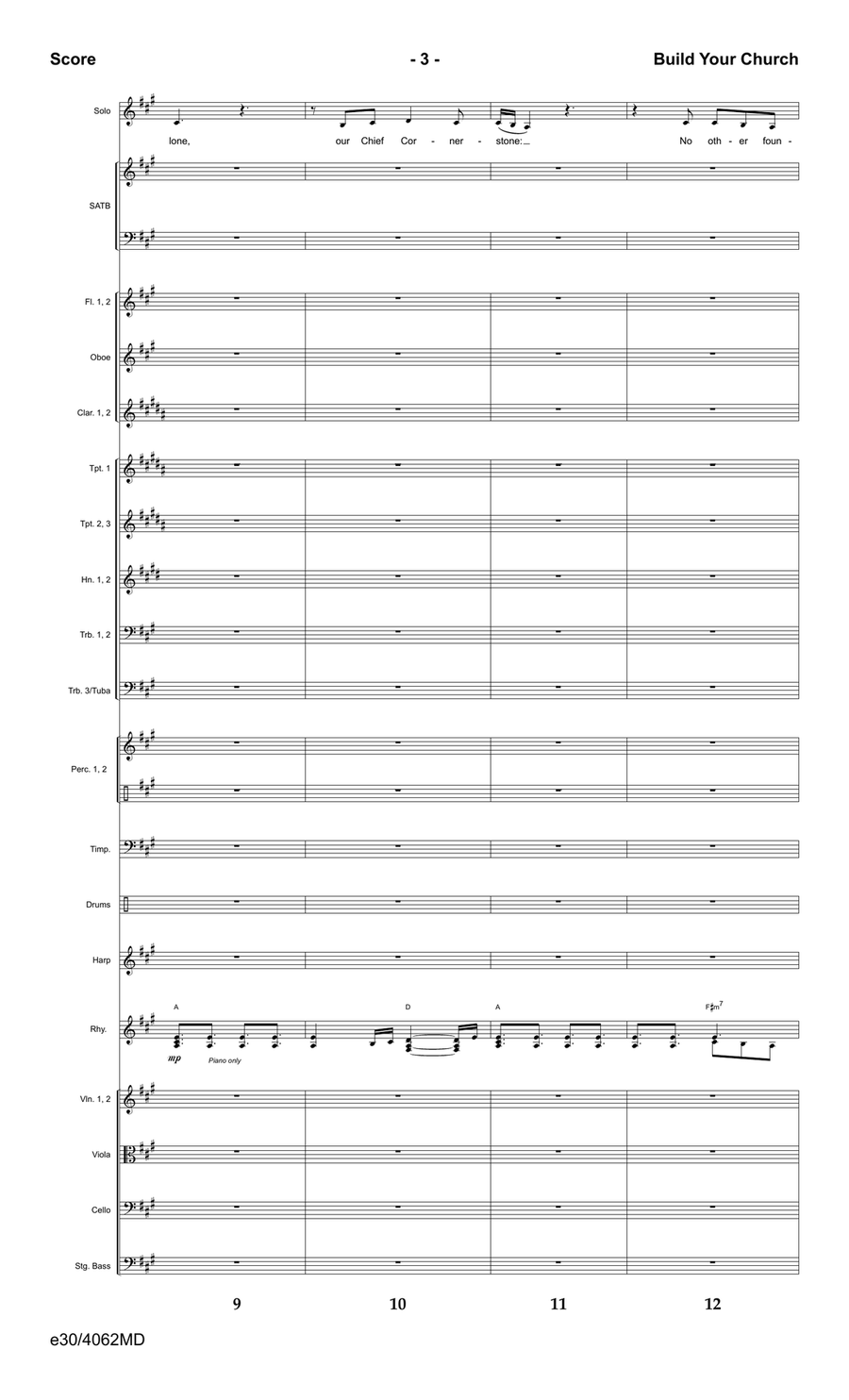 Build Your Church - Downloadable Orchestration Orchestra scores gallery preview page 5