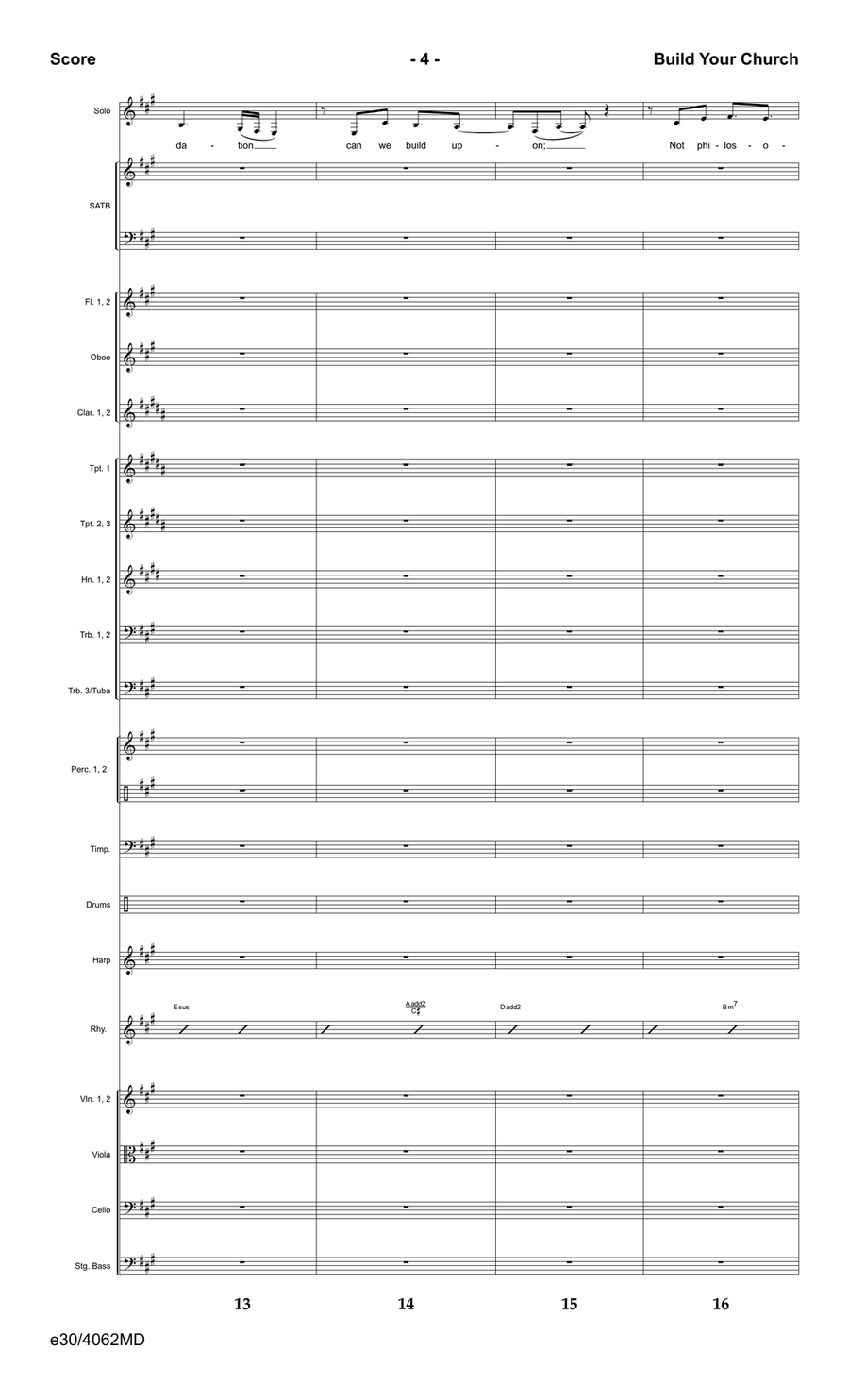 Build Your Church - Downloadable Orchestration Orchestra scores gallery preview page 6