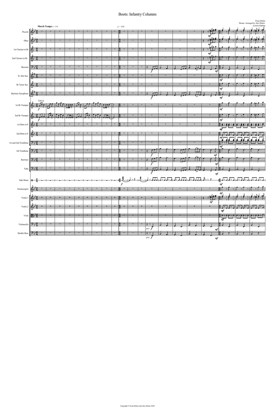 Boots: Infantry Columns Boots: Infantry Columns Chamber Orchestra scores gallery preview page 3