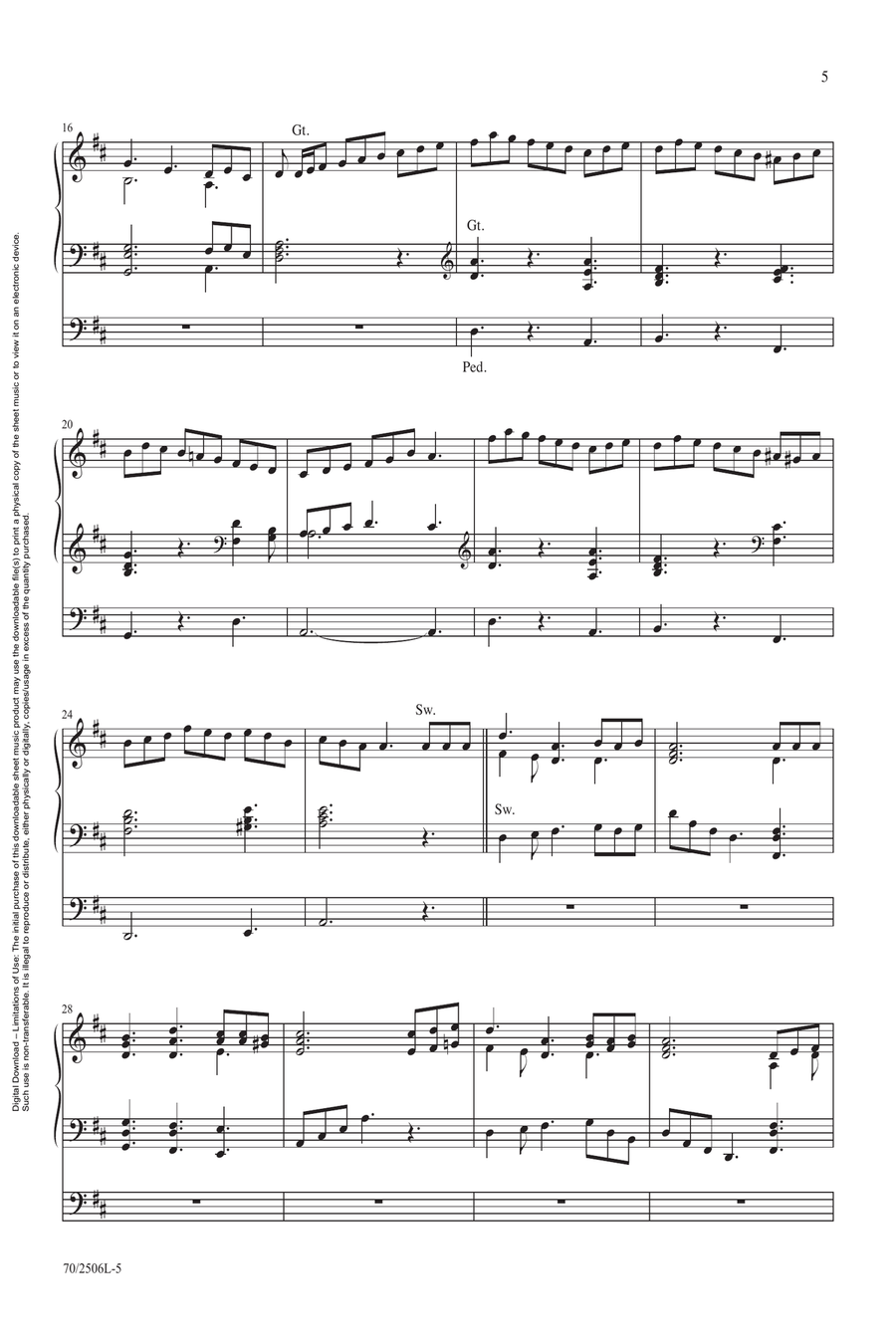 My Faith Looks Up to Thee Organ scores gallery preview page 5