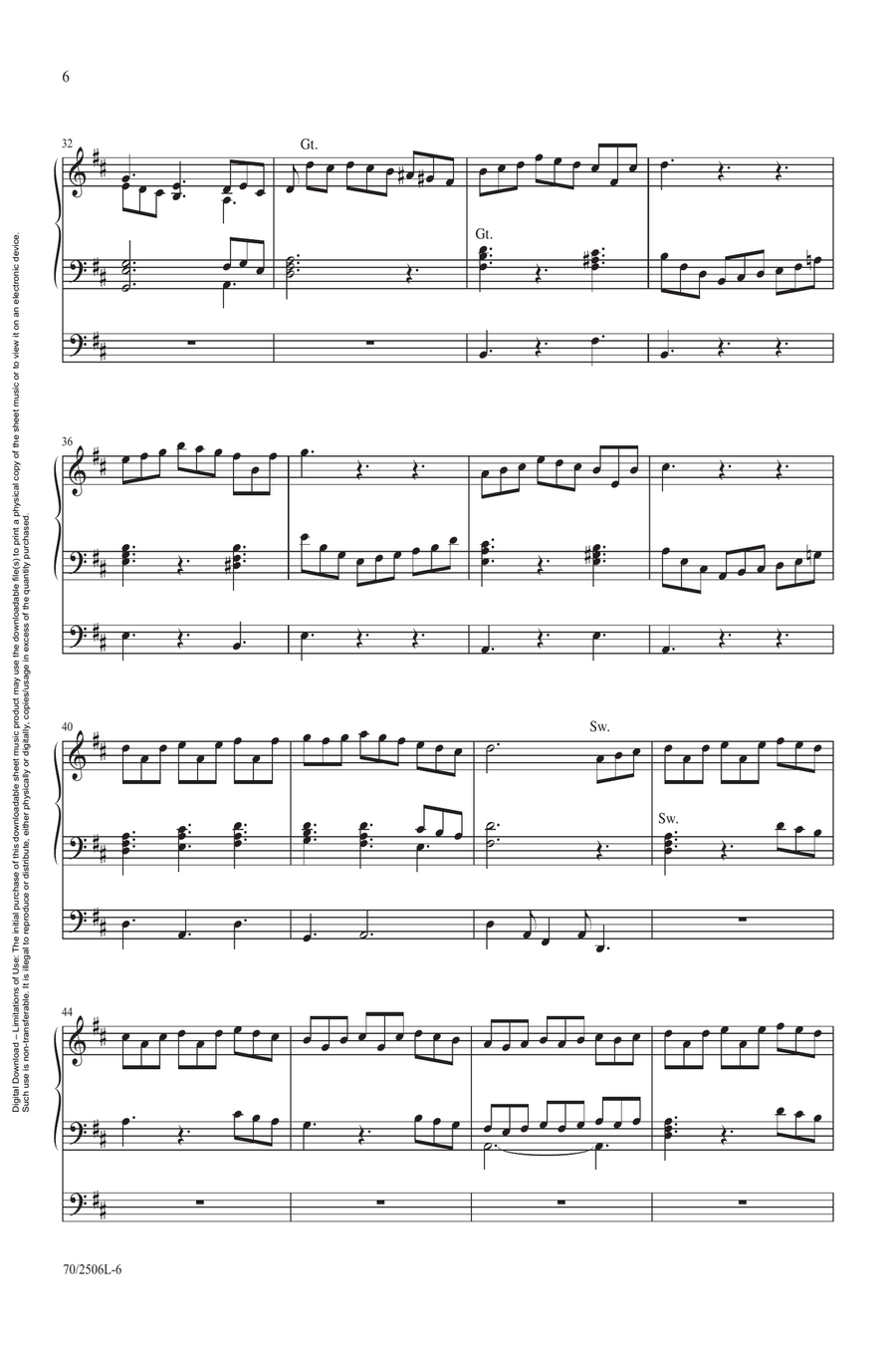 My Faith Looks Up to Thee Organ scores gallery preview page 6
