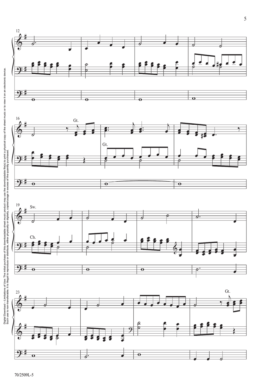 We Look to Thee We Look to Thee Organ scores gallery preview page 5