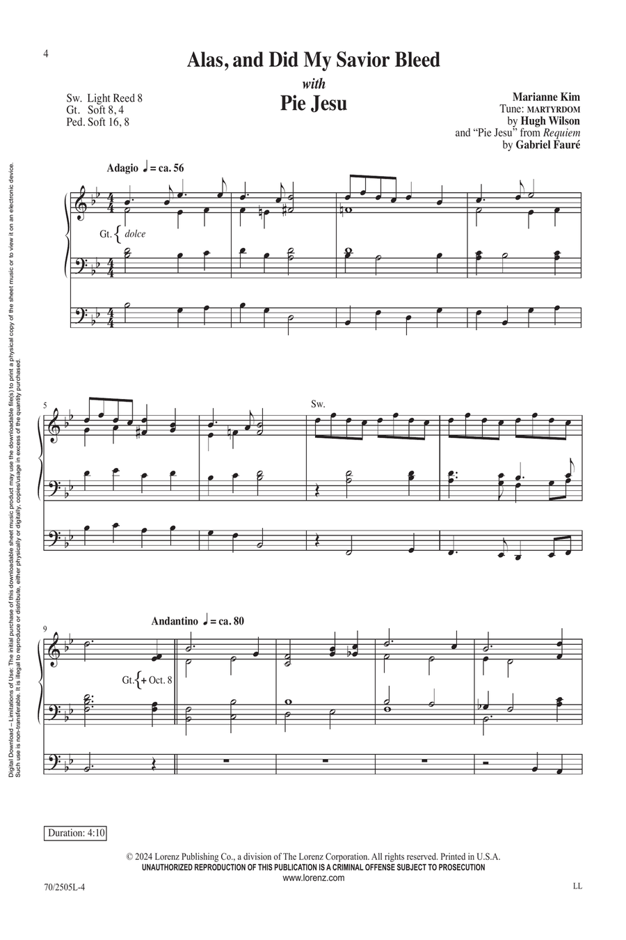 O Worship the King O Worship the King Organ scores gallery preview page 4