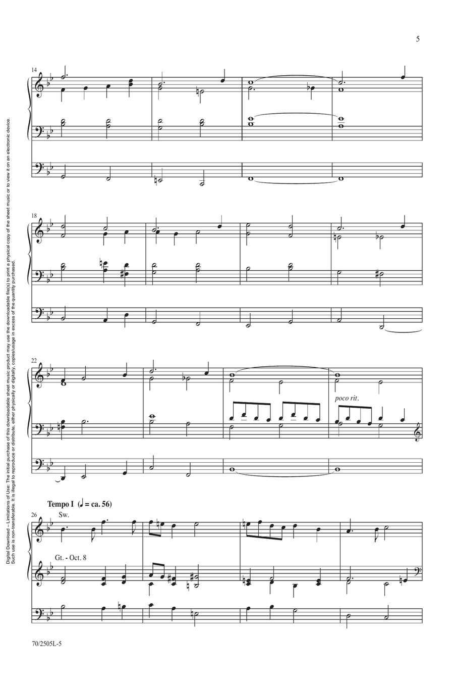 O Worship the King O Worship the King Organ scores gallery preview page 5