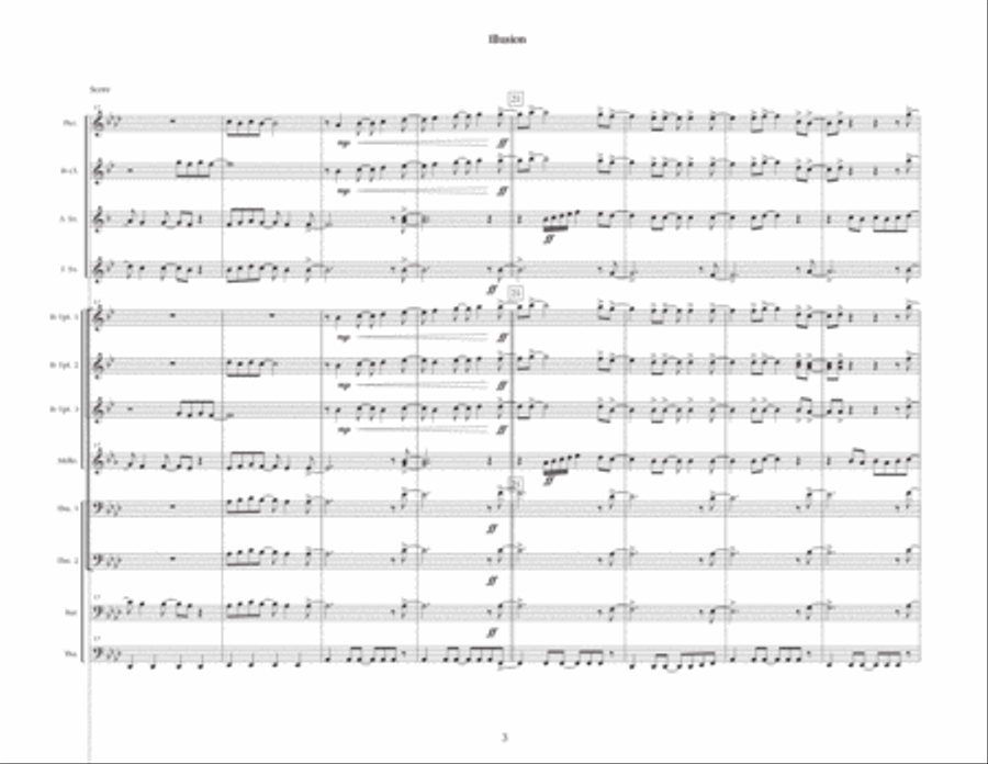 Where The Wild Things Are Marching Band scores gallery preview page 3