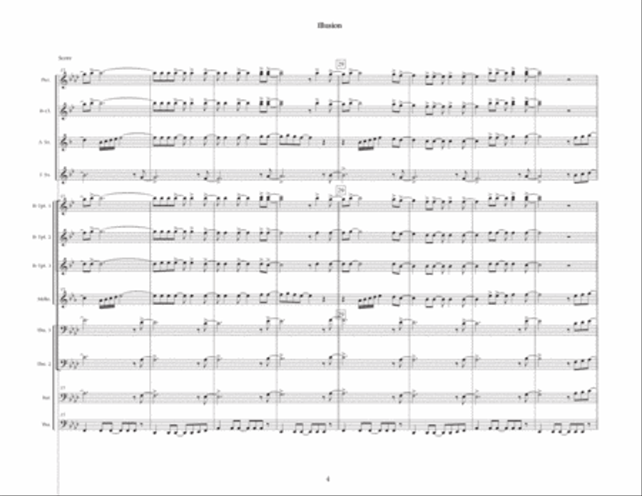 Where The Wild Things Are Marching Band scores gallery preview page 4