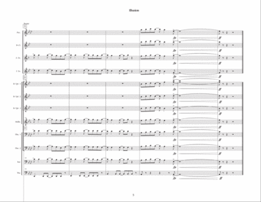 Where The Wild Things Are Marching Band scores gallery preview page 5