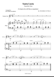 Santa Lucia - For Soprano Sax with Piano accompaniment