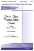 Bless That Wonderful Name - SATB mini preview