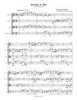 Scarlatti Piano Sonata K. 446 for (string quartet)