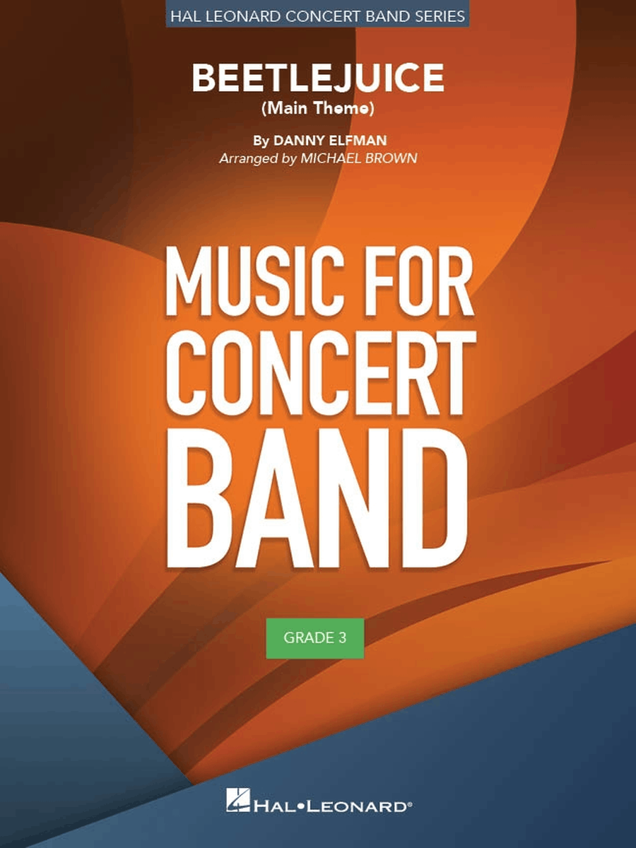 Beetlejuice (Main Theme) Beetlejuice (Main Theme) Concert Band scores gallery preview page 1
