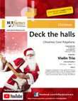 Deck the halls - Christmas Carol Polyphonic - Violin Trio - C