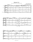 Bach Menuets from Partita for Violin No. 3, E Major BMV 1006 (string quartet)
